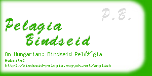 pelagia bindseid business card